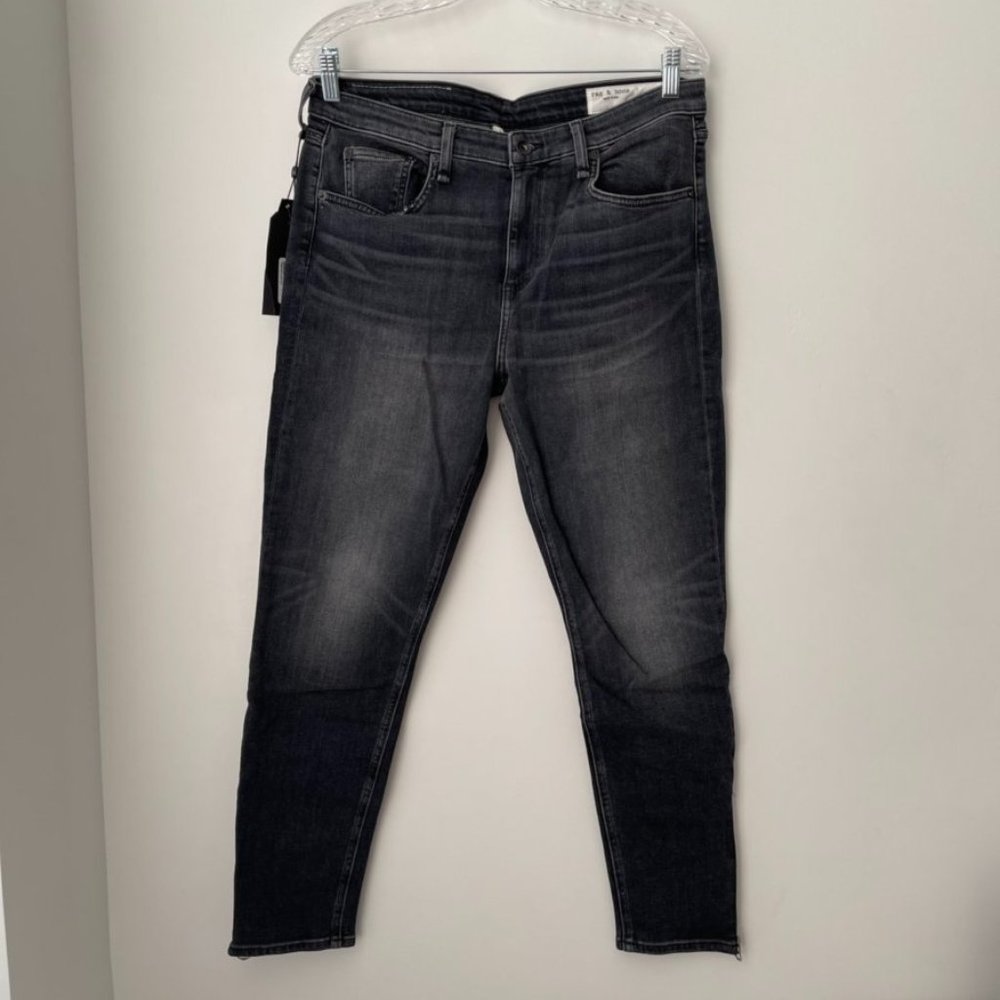 Rag & Bone Denim Cropped Skinny Jeans - Picture 1 of 11